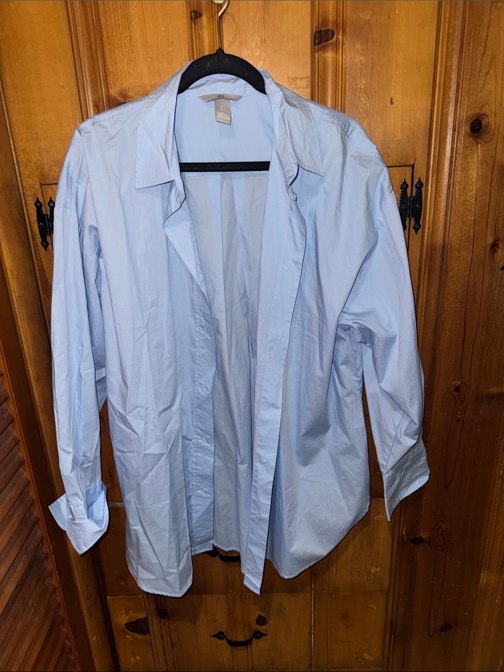 H&M Light Blue Men's Button-Up Dress Shirt